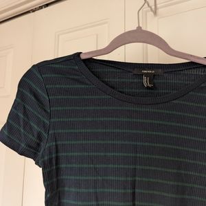 Ribbed striped shirt